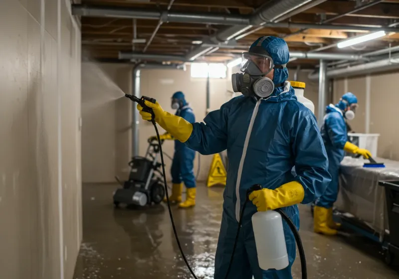 Basement Sanitization and Antimicrobial Treatment process in Buffalo County, WI